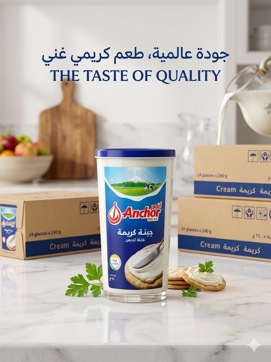 جبن انكور زجاجي 240غرام